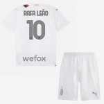 Günstige Fußballtrikots AC Mailand Rafael Leao 10 Kinder Auswärtstrikot 2023-24 Kurzarm Günstige Fußballtrikots AC Mailand Rafael Leao 10 Kinder Auswärtstrikot 2023-24 Kurzarm